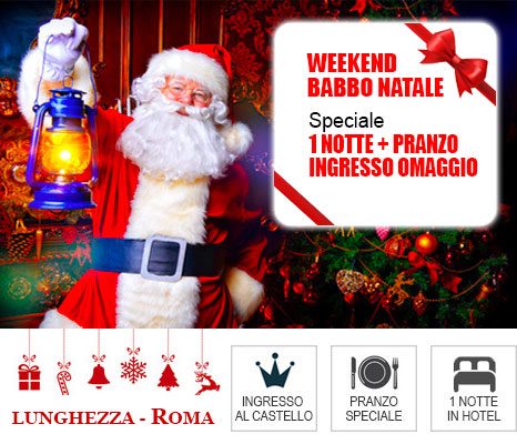 Weekend con Babbo Natale a Roma al Fantastico Castello di Babbo Natale a Lunghezza